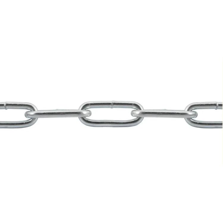 Цепь d12, DIN 763 длиннозвенная сварная, оцинкованная, бухта 10 м