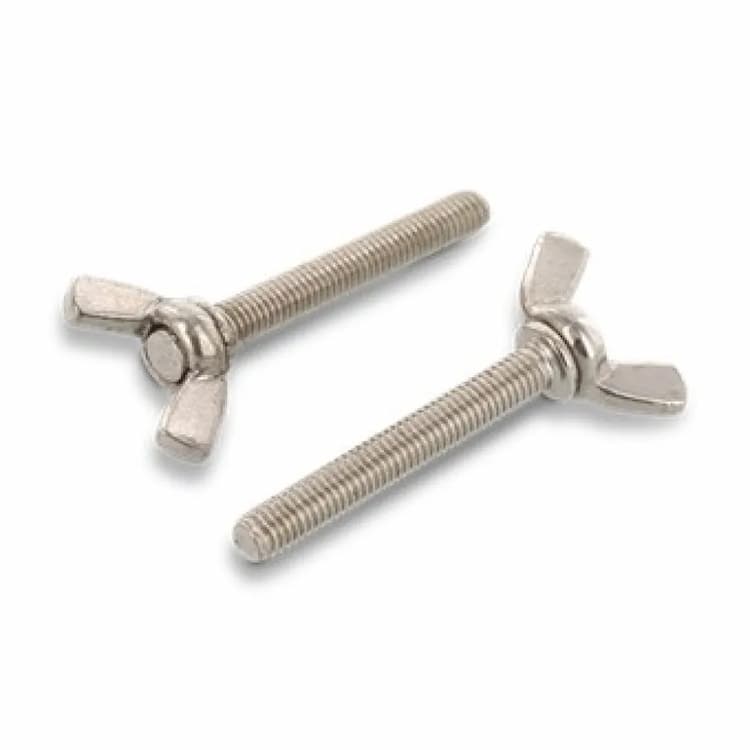 Винт М10х30, DIN 316 барашковый американский тип, нержавеющая сталь А4-50