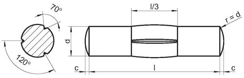 DIN 1475 — чертёж