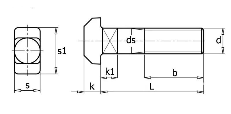 DIN 186 — чертёж