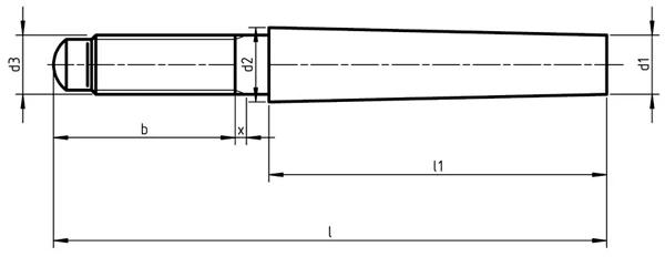 DIN 258 — чертёж