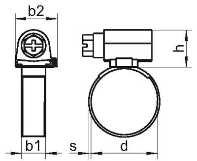 DIN 3017 — чертёж