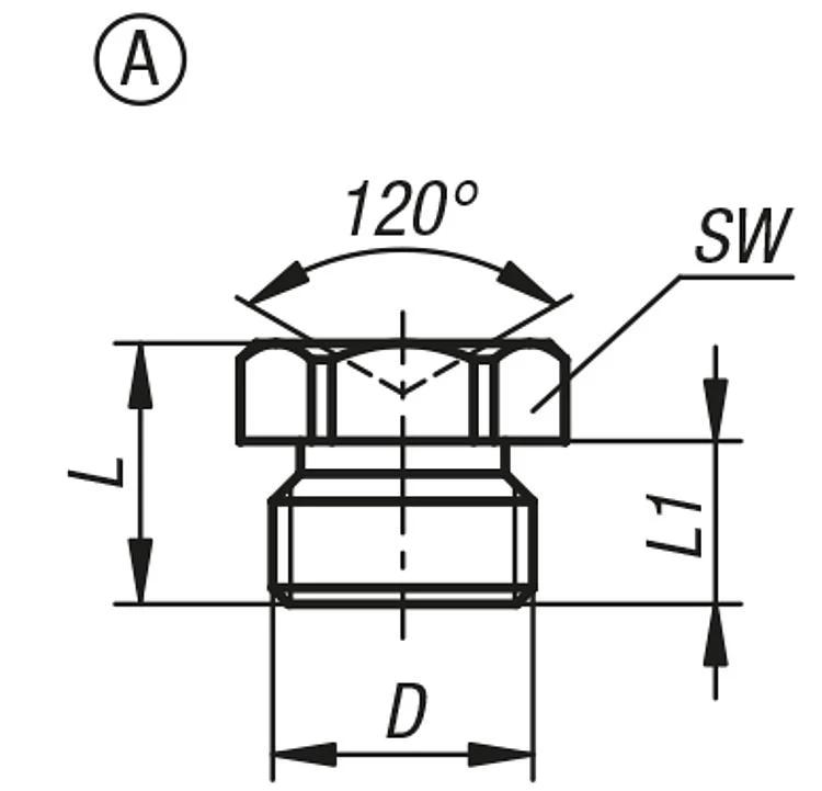 DIN 3405 — чертёж