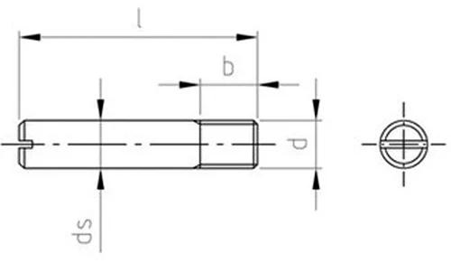 DIN 427 — чертёж