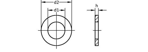 DIN 433 — чертёж