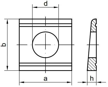 DIN 435 — чертёж