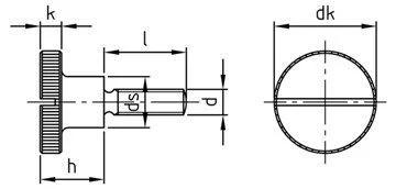 DIN 465 — чертёж