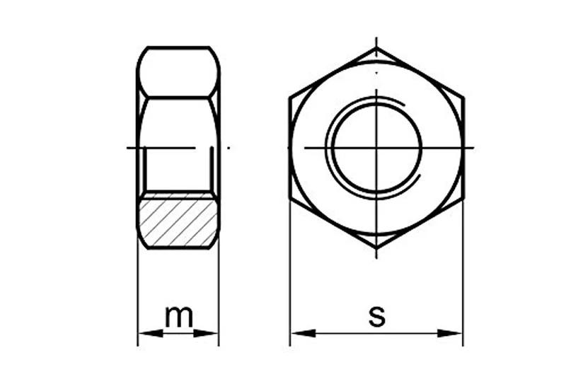DIN 555 — чертёж