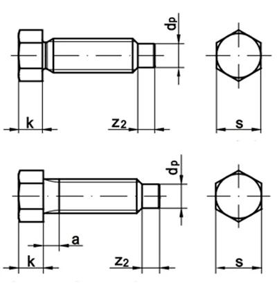 DIN 561 B — чертёж