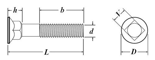 DIN 608 — чертёж