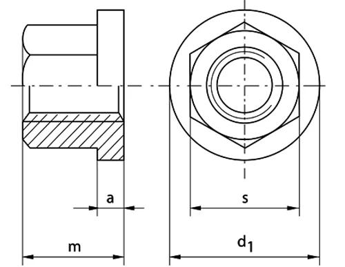 DIN 6331 — чертёж
