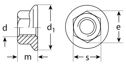 DIN 6923 — чертёж