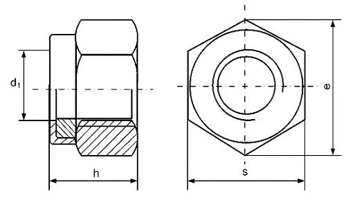 DIN 6924 — чертёж