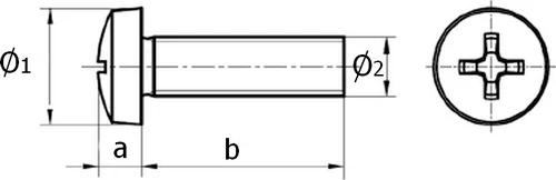DIN 7985 — чертёж