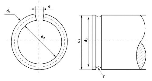 DIN 7993 A — чертёж