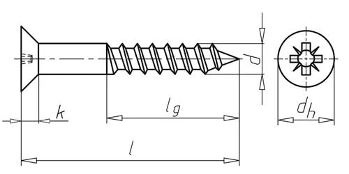 DIN 7997 — чертёж