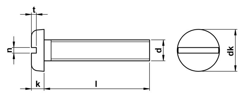 DIN 85 — чертёж