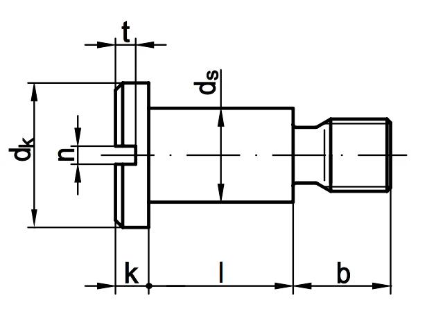 DIN 923 — чертёж