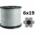 DIN 3060 Стальной трос 6х19+FC