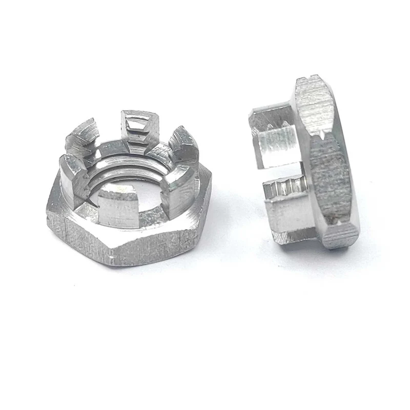 DIN 979 Гайка шестигранная корончатая низкая